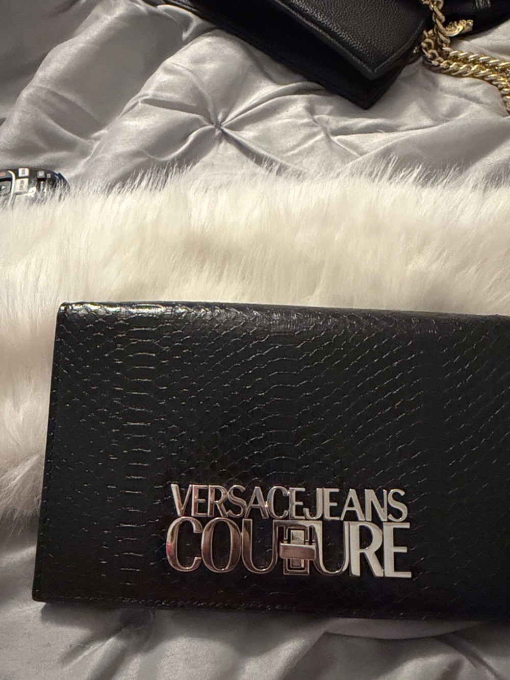 Versace Jeans Couture Black Logo Wallet